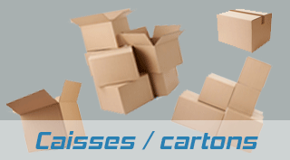 caisses cartons